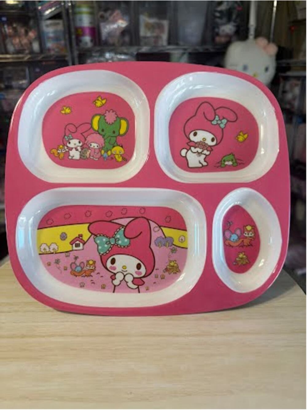 #MEL-1118 My Melody Melamine Compartmented Dinner Tray
